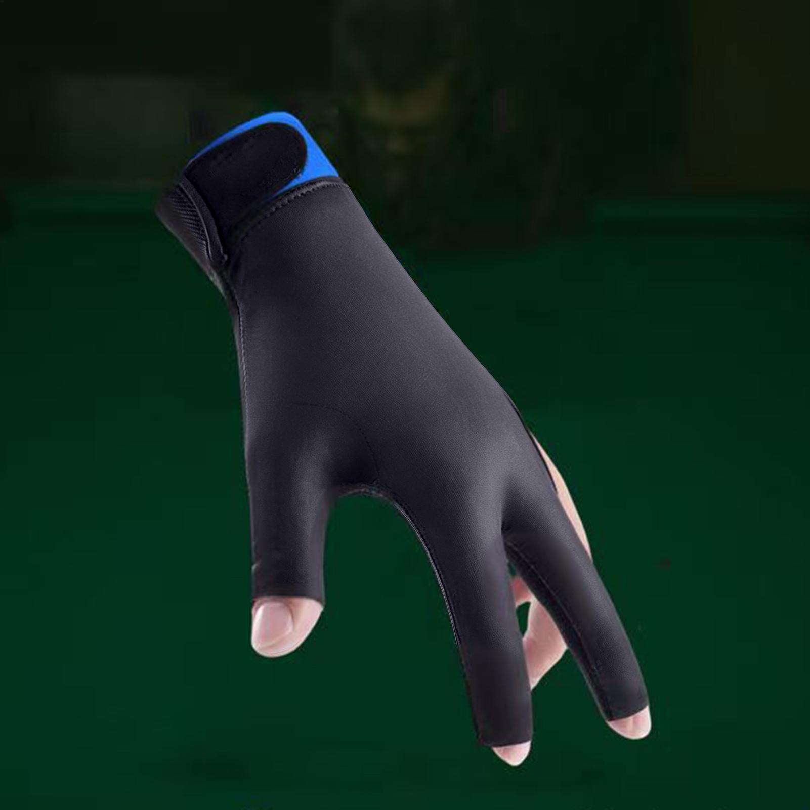 Women Accessories For Hand - ビリヤードグローブ 左手用 3本指 滑り止め スポーツアクセサリー 軽量プールグローブ