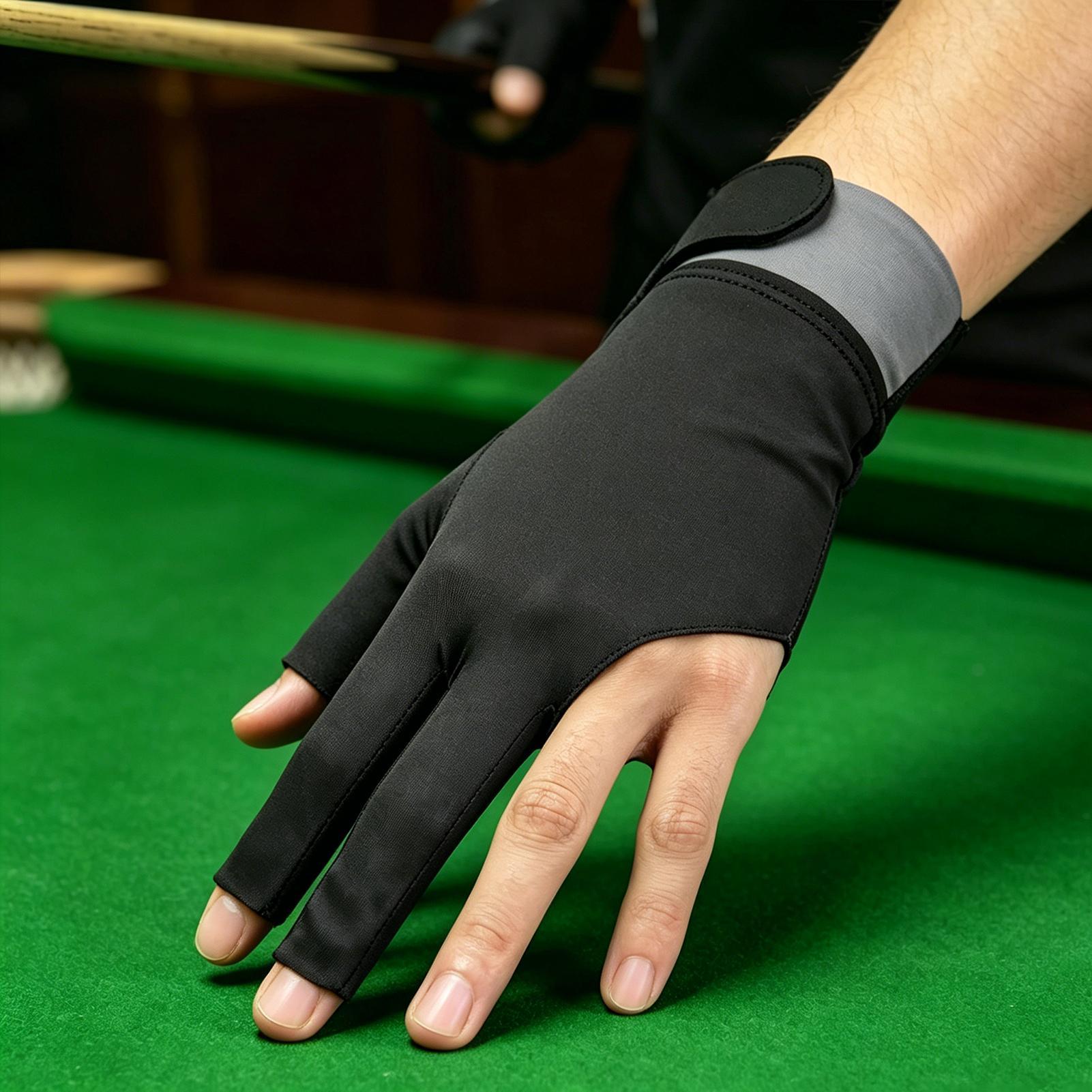 Women Accessories For Hand - プールグローブ左手用通気性3本指ビリヤードアクセサリー軽量プールグローブ女性用大人男性初心者ホール用