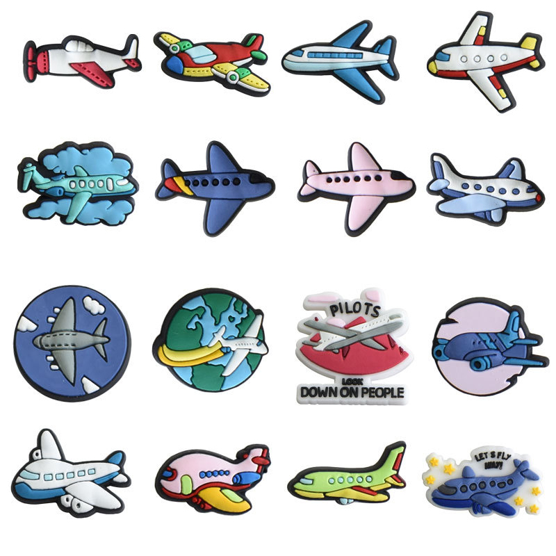 Women'S Accessories For Crocs - 航空機靴チャームピン クロックスアクセサリーチャーム クロッグブレスレット リストバンド DIYデコレーション 男女兼用