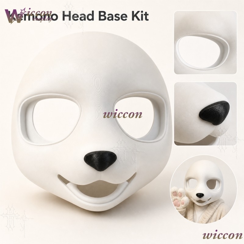 Women Accessories Kit - ケモノヘッドベースキット毛皮スーツDIYヘッドテンプレート毛皮コスプレクラフト素材アニマルヘッドフレームアクセサリーコミックコンコスチューム用