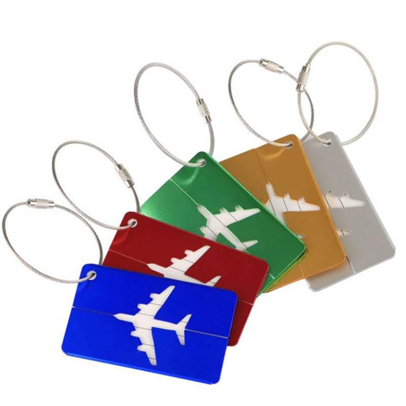 Women Accessories Name - 新しいファッション荷物タグアルミ合金女性男性旅行荷物スーツケースストラップ手荷物名ラベルホルダー旅行アクセサリー