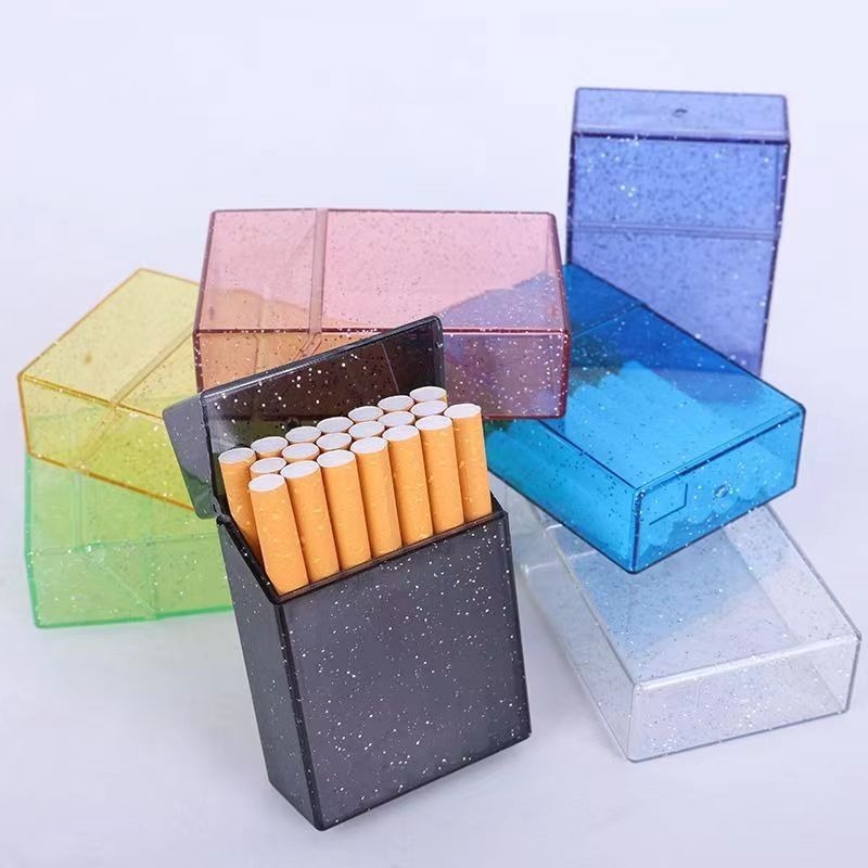 Accessories Woman - 密封防水シガレットケース 大容量20本入り プラスチック製フリップアップ式携帯シガレットボックス 男女兼用喫煙アクセサリー
