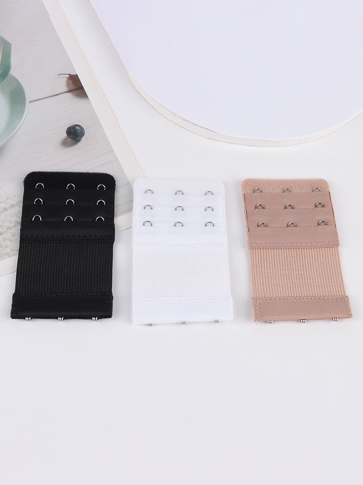 Women Accessories Pk - 3 個の 3 フックブラストラップエクステンダー、快適な調節可能なブラストラップ、ブラジャーの外観なし、レディースランジェリーと下着アクセサリー