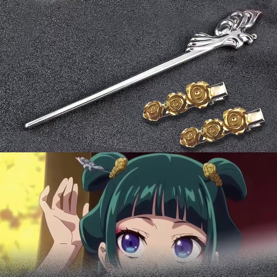 Women Accessories Trending - 薬局日記合金ヘアピンアニメコスプレスタイリッシュなヘアアクセサリー小道具帽子女性女の子ハロウィンロールプレイヘアピン