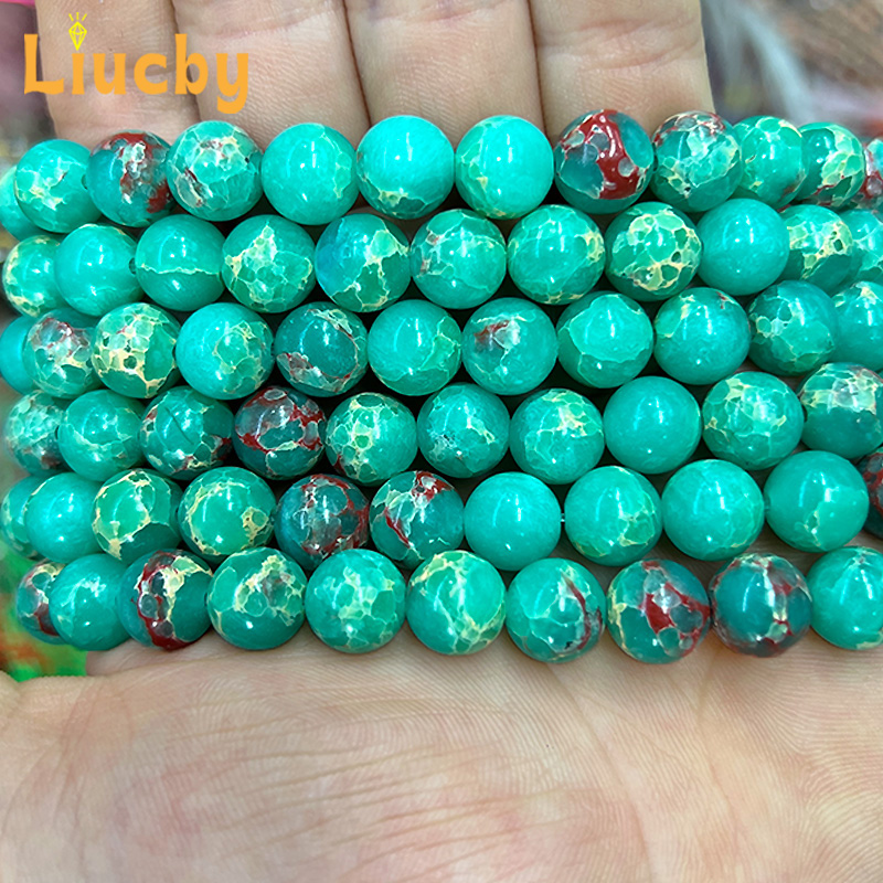 模造グリーン皇帝松手作りビーズジュエリー作成 DIY 女性イ - Women Accessories For Hand のレビューと価格