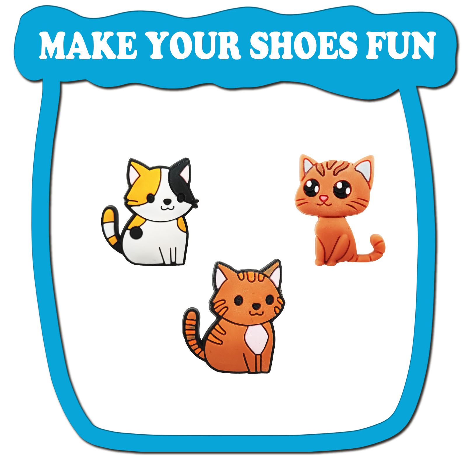 クロックス用靴チャーム 靴の装飾 8 個 かわいい猫 プレミ - Women'S Accessories For Crocs のレビューと価格