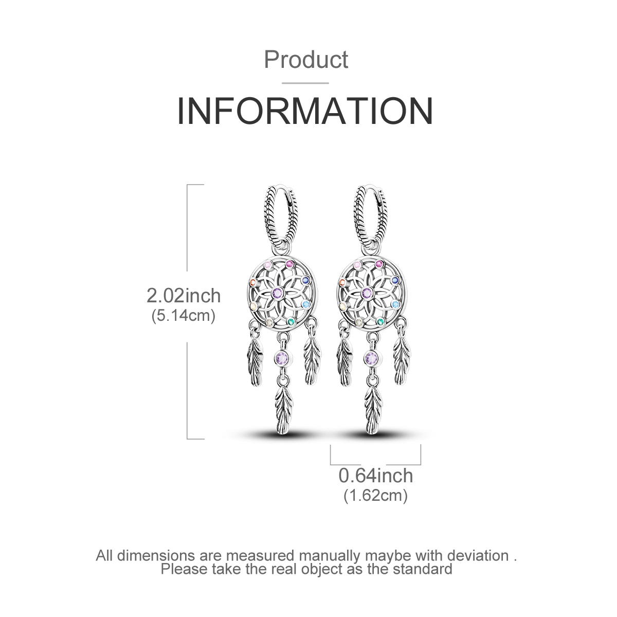 925スターリングシルバー ドリームキャッチャー ダングルフ - Tassel Earrings Boho のレビューと価格