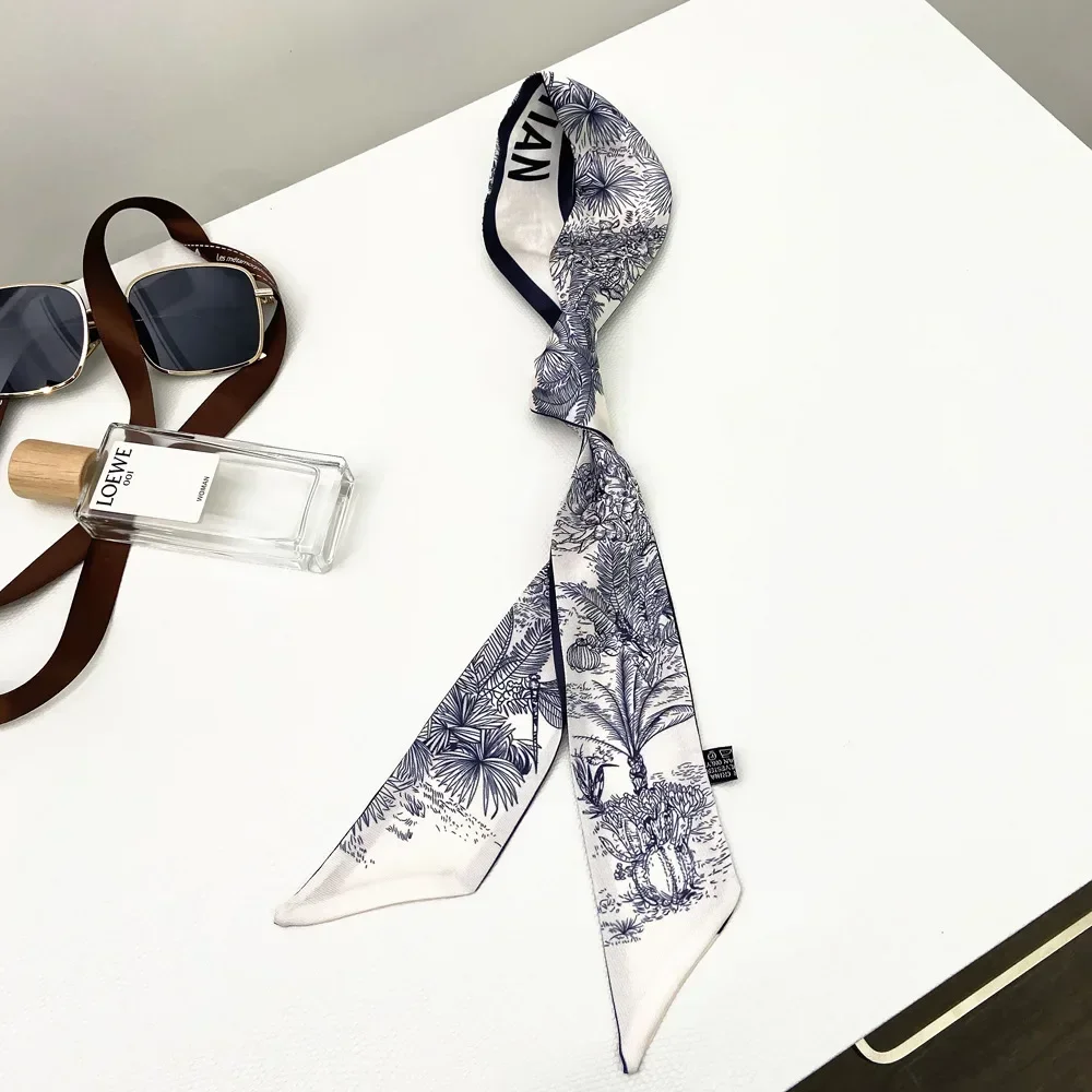 エクステンデッドリボンスカーフ、シルクヘアバンダナ＆バッグア - Women Accessories For Hand のレビューと価格