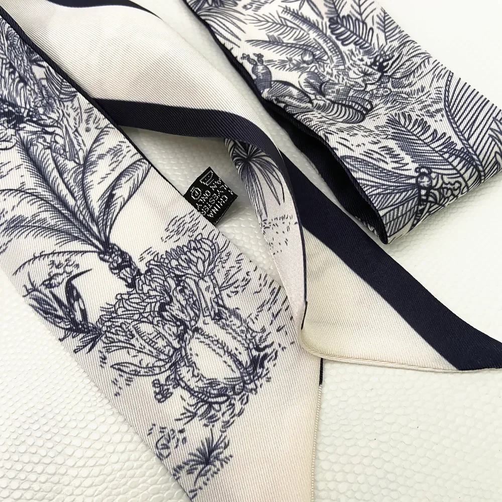 エクステンデッドリボンスカーフ、シルクヘアバンダナ＆バッグア - Women Accessories For Hand のレビューと価格