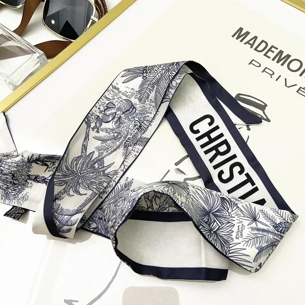 エクステンデッドリボンスカーフ、シルクヘアバンダナ＆バッグア - Women Accessories For Hand のレビューと価格