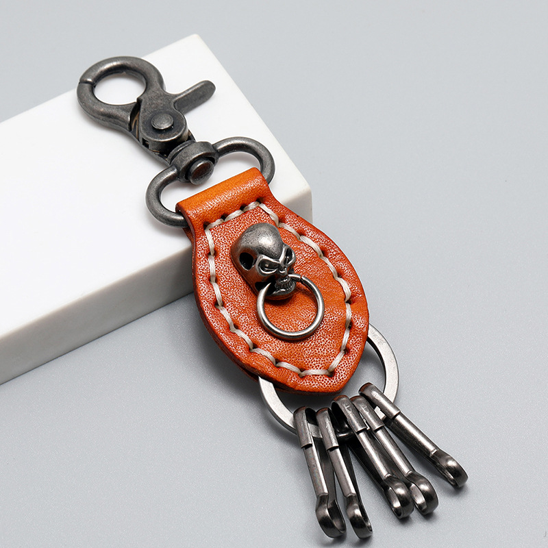 Jessingshow-男性と女性のための革製キーホルダー, - Women Accessories Pk のレビューと価格