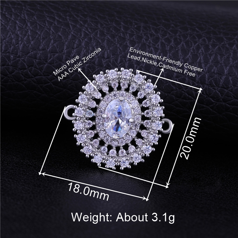 Juya 手作りマイクロパヴェジルコン 18 K メッキ銅チ - Women Accessories For Hand のレビューと価格
