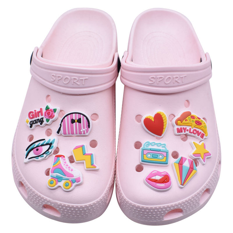 女性用メイクアップシューズチャーム,クロックスアクセサリー, - Women'S Accessories For Crocs のレビューと価格