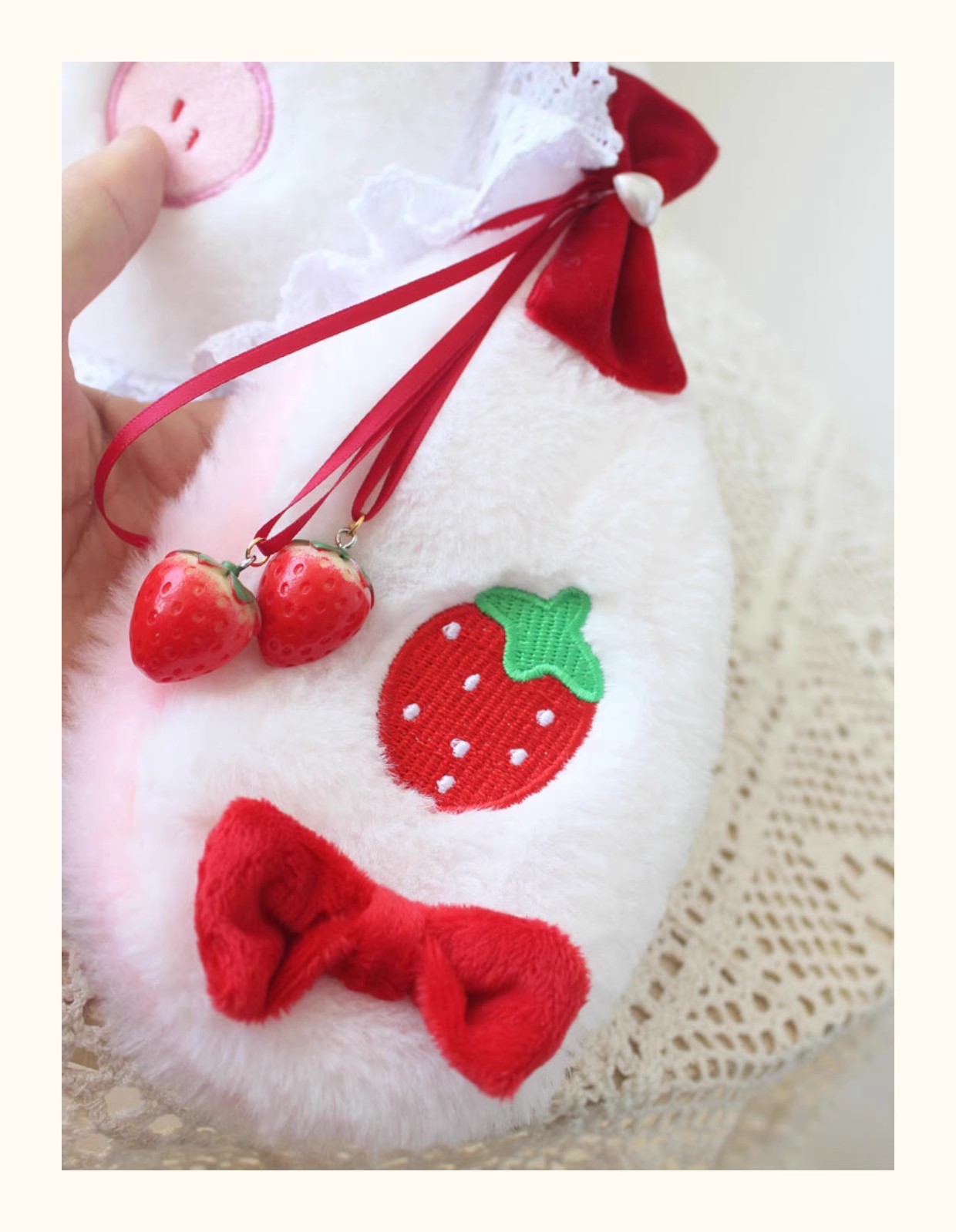 ロリータ 大容量 ソフトガール イチゴウサギ パールチェーン - Women Accessories Chain のレビューと価格