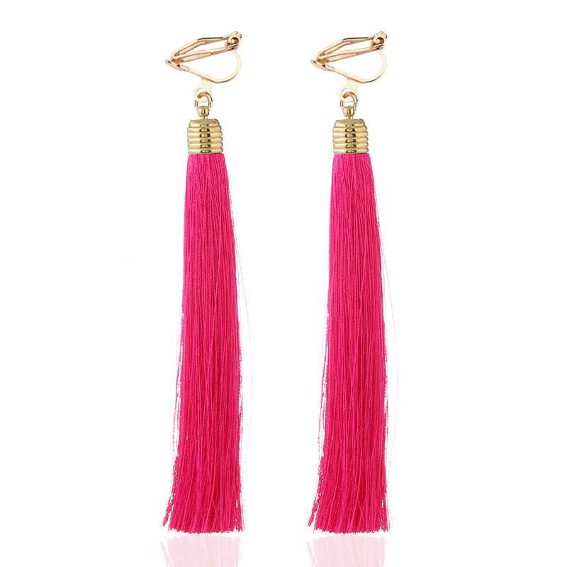 12 センチ & 5.1 ''ロングタッセルファイバークリッ - Tassel Earrings Boho のレビューと価格