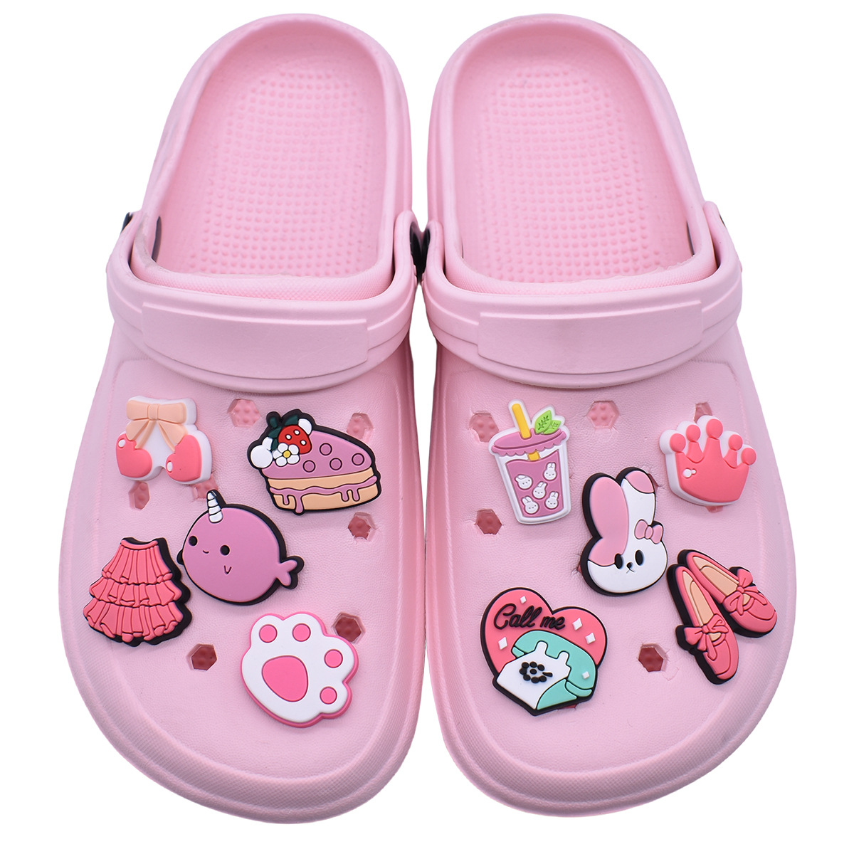 女性のためのピンクの靴の装飾,ピンアクセサリー,かわいいブレ - Women'S Accessories For Crocs のレビューと価格