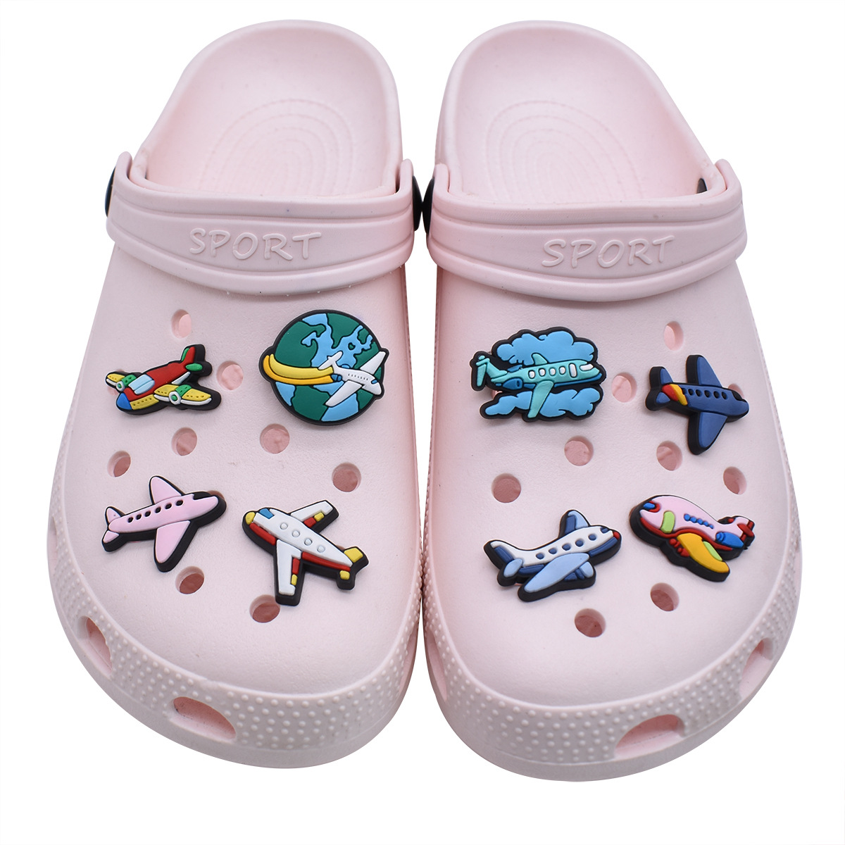 航空機靴チャームピン クロックスアクセサリーチャーム クロッ - Women'S Accessories For Crocs のレビューと価格