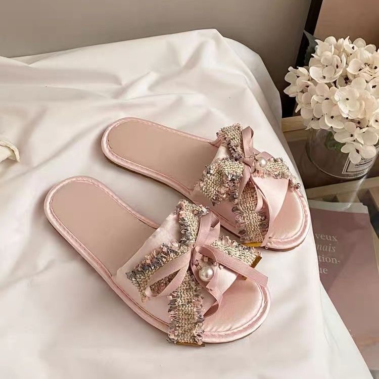 プリンセスピンクスリッパ女性ロリータデザイナー高級靴高品質ス - Women Accessories Trending のレビューと価格