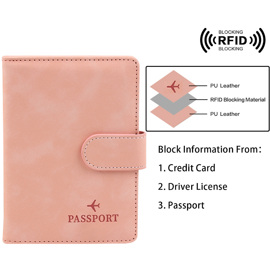 磁気ボタンパスポートカバーカバーネームカスタマイズ Rfid - Women Accessories Name のレビューと価格