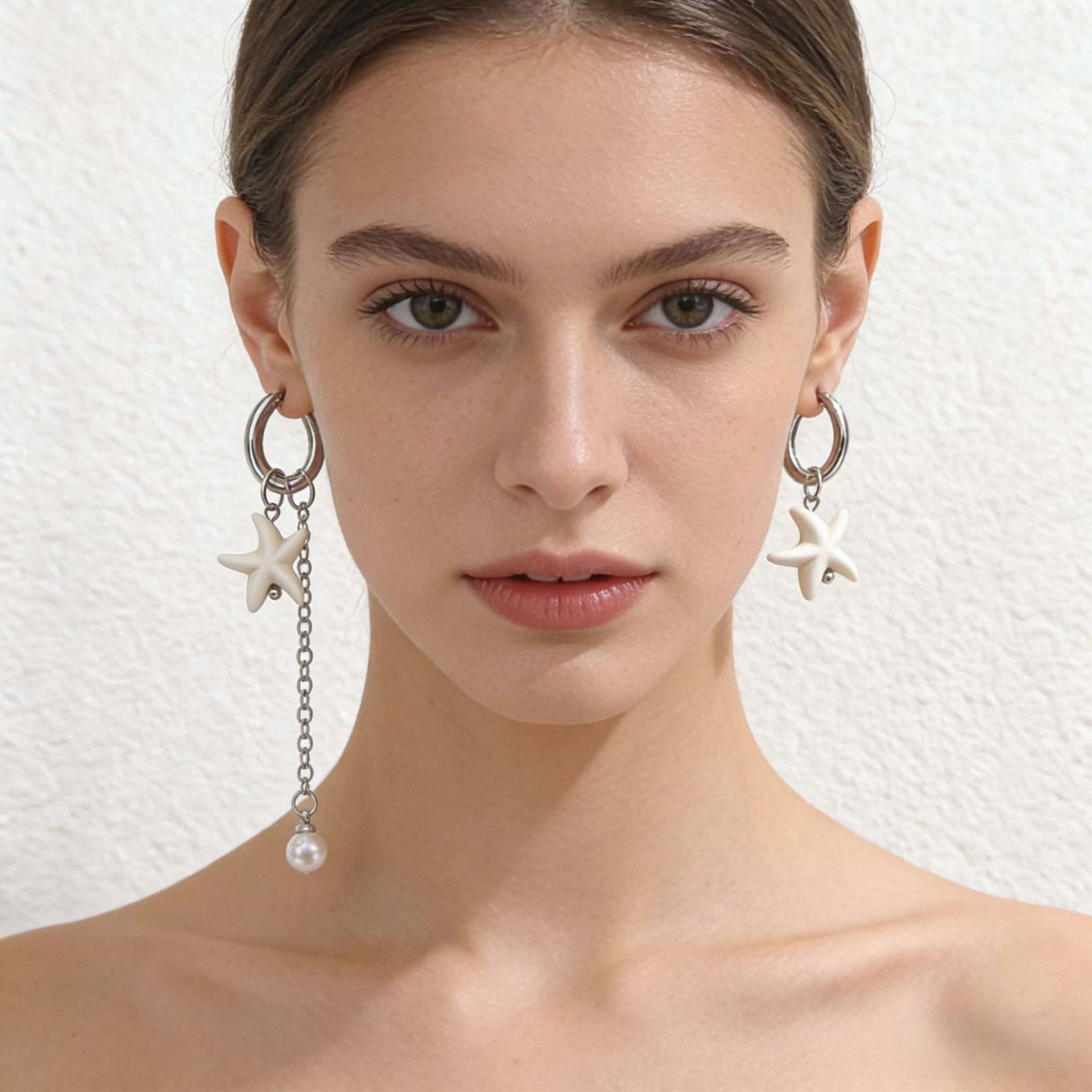 夏のヒトデドロップイヤリング女性のためのファッションタッセル - Tassel Earrings Boho のレビューと価格