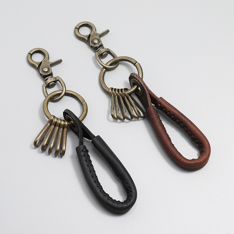 本革のポケット,車のキーリング,ミニウォレット,本物の牛革の - Women Accessories Pk のレビューと価格