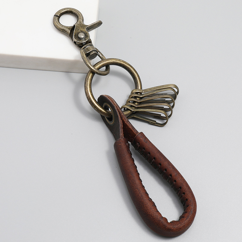 本革のポケット,車のキーリング,ミニウォレット,本物の牛革の - Women Accessories Pk のレビューと価格
