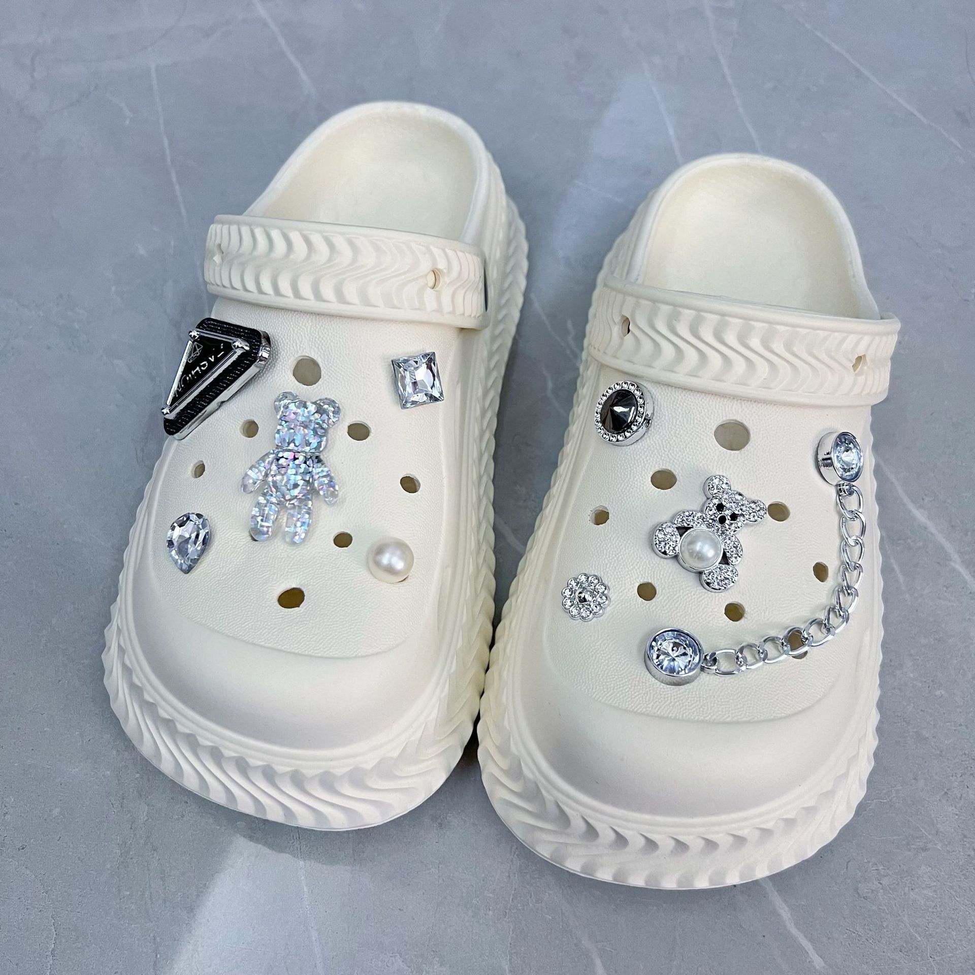 フィットクロックス装飾アクセサリーダイヤモンドチェーン DI - Women'S Accessories For Crocs のレビューと価格