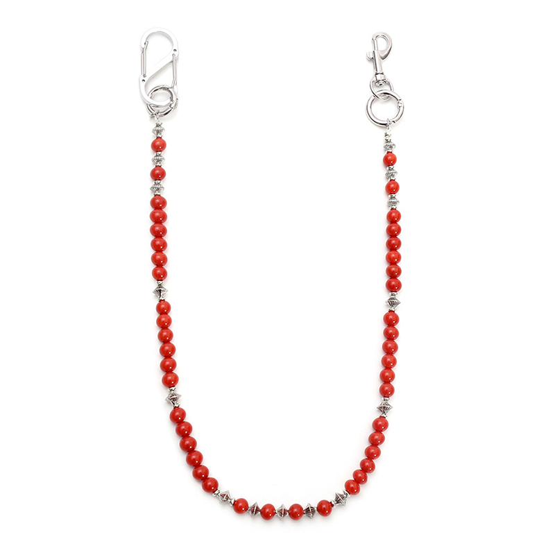 ヒップホップパンクジーンズチェーン赤いビーズのウエストチェー - Women Accessories Pk のレビューと価格