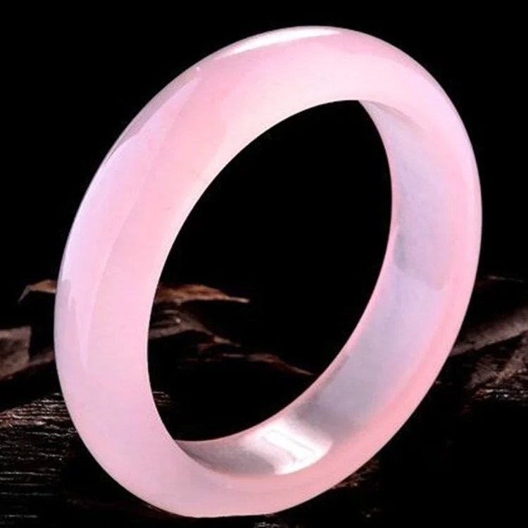 天然ピンクの翡翠ブレスレット,本物のチャーム,ジュエリーアク - Women Accessories For Hand のレビューと価格