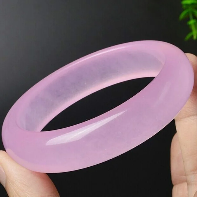 天然ピンクの翡翠ブレスレット,本物のチャーム,ジュエリーアク - Women Accessories For Hand のレビューと価格