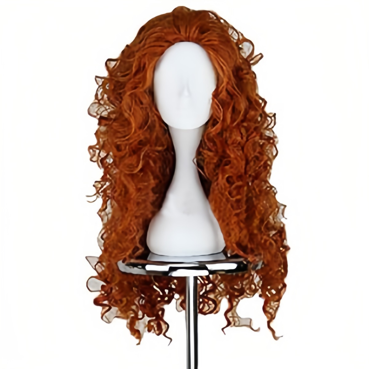 安信ブランド合成繊維ウィッグ：赤褐色、厚く長いウェーブヘアス - Accessories Brand For Women のレビューと価格