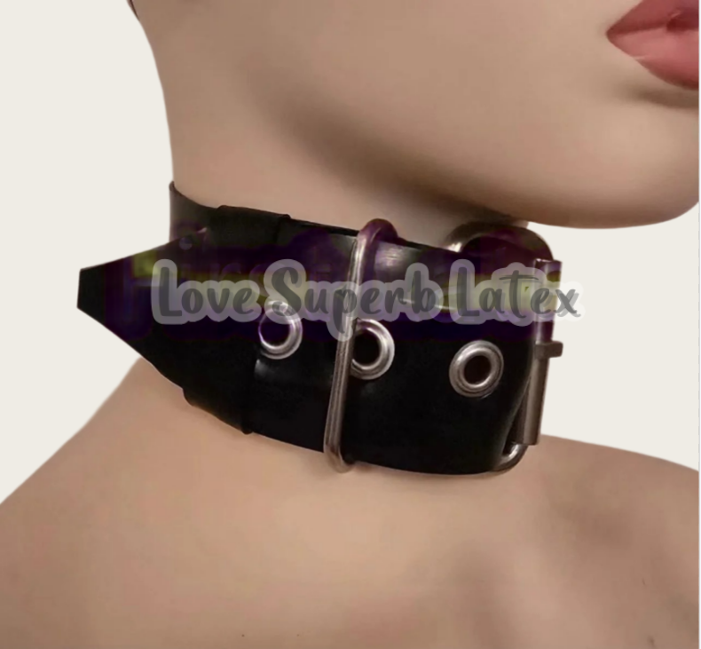 0.4 ミリメートルセクシーなラテックスネックチョーカーゴム - Women Accessories Chain のレビューと価格