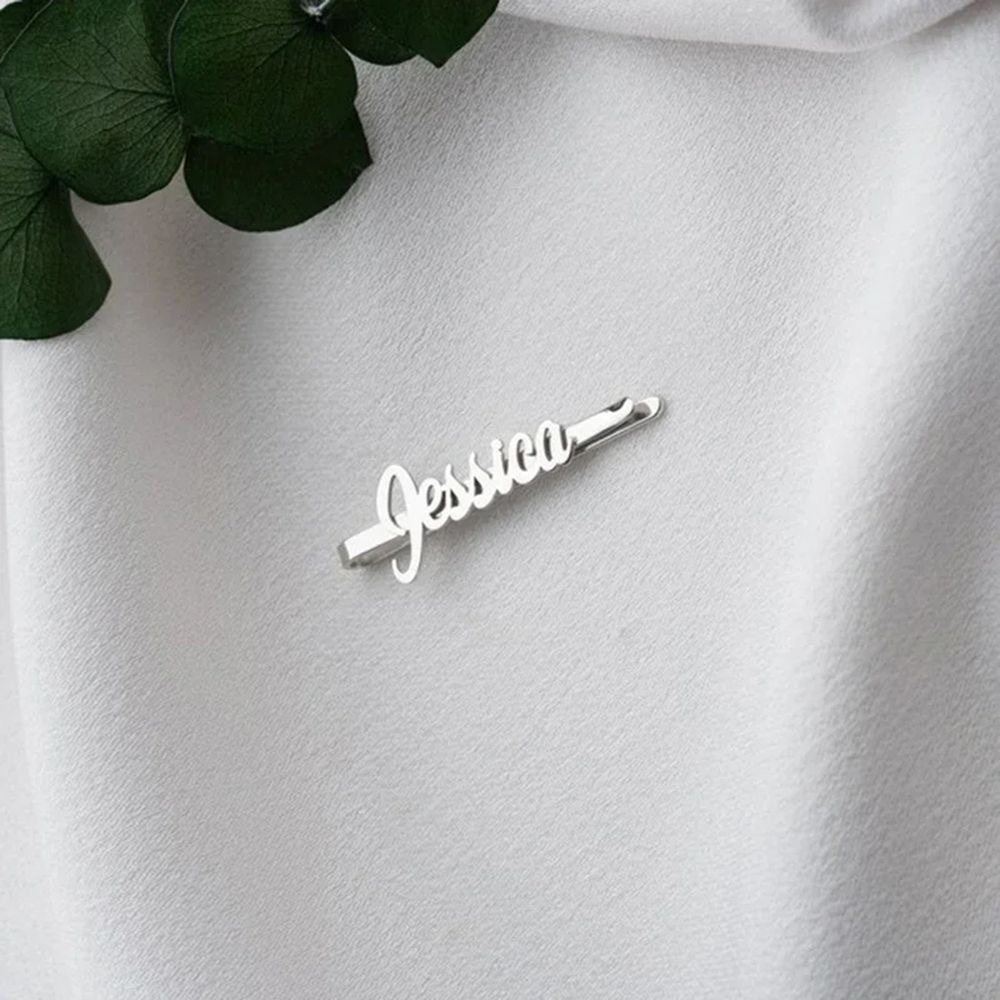 カスタムネームヘアクリップ,カスタムヘアピン,ステンレススチ - Women Accessories Name のレビューと価格