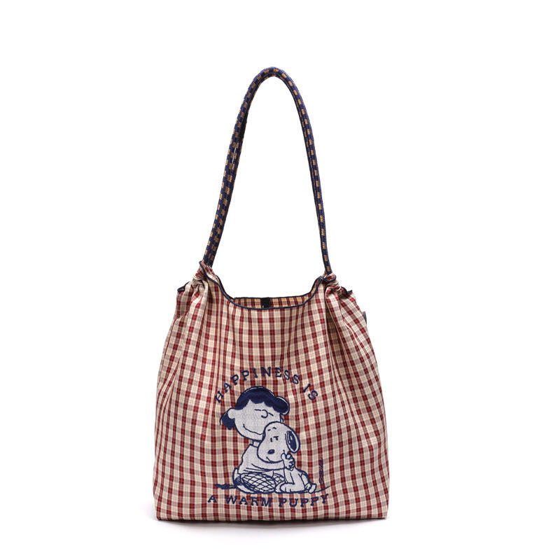 スヌーピー共同ブランド刺繍ナイロントート大容量女性ショルダー - Accessories Brand For Women のレビューと価格