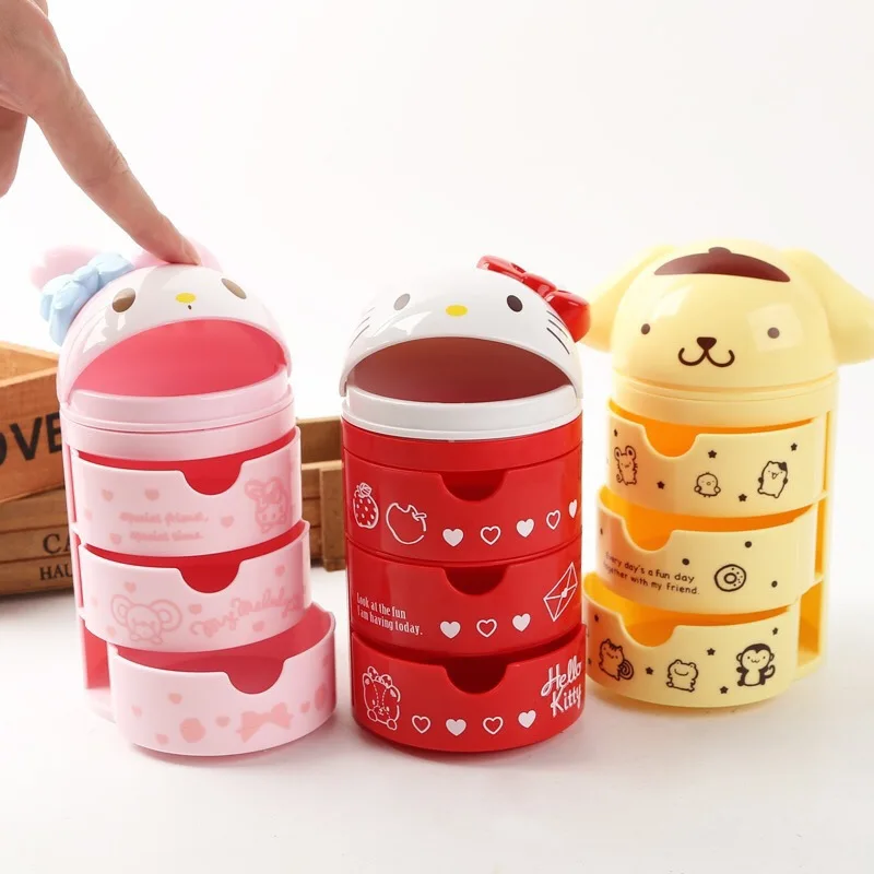 ハローキティ アニメ周辺グッズ 3層引き出し収納ボックス マ - Women Accessories Gift Box のレビューと価格